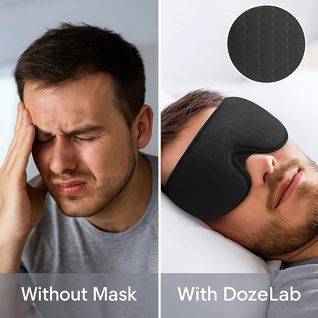 DozeLab™ 3D Sleep Mask — Wake Up Refreshed, Every Morning