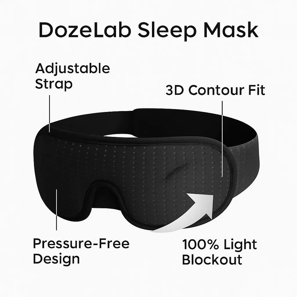 DozeLab™ 3D Sleep Mask — Wake Up Refreshed, Every Morning